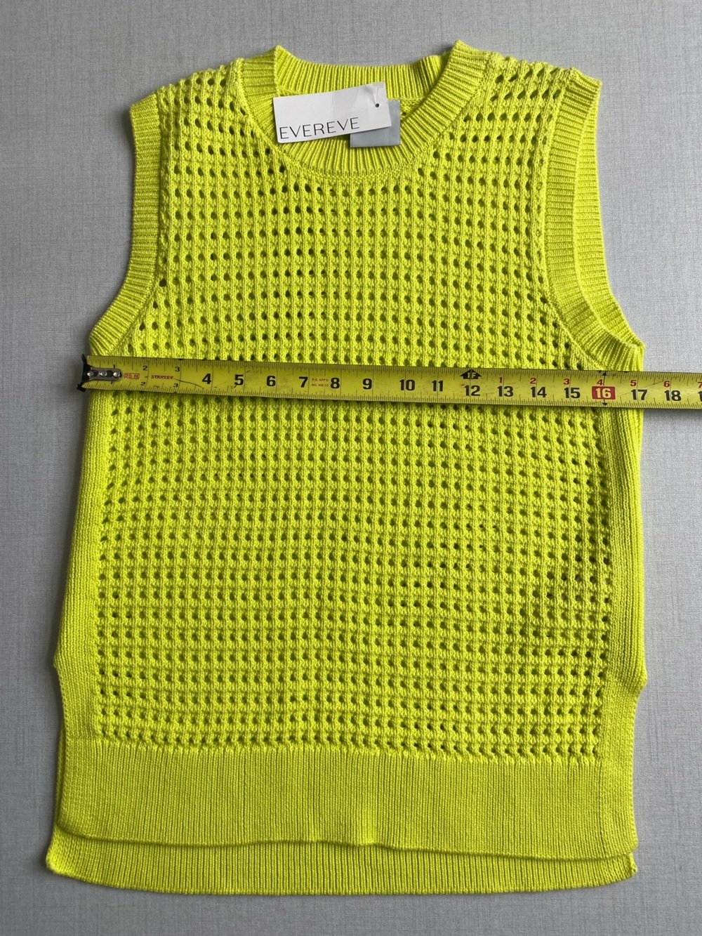 NWT Varley Evereve Knit Vest Size Small Cotton Crochet 100% Cotton - Picture 4 of 11